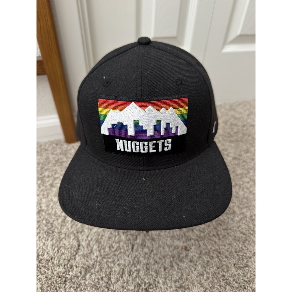 Denver Nuggets '47 Brand Rainbow Skyline Black Adjustable Snapback Hat OSFA